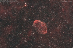 Caldwell 27, NGC 6888 The Crescent Nebula: