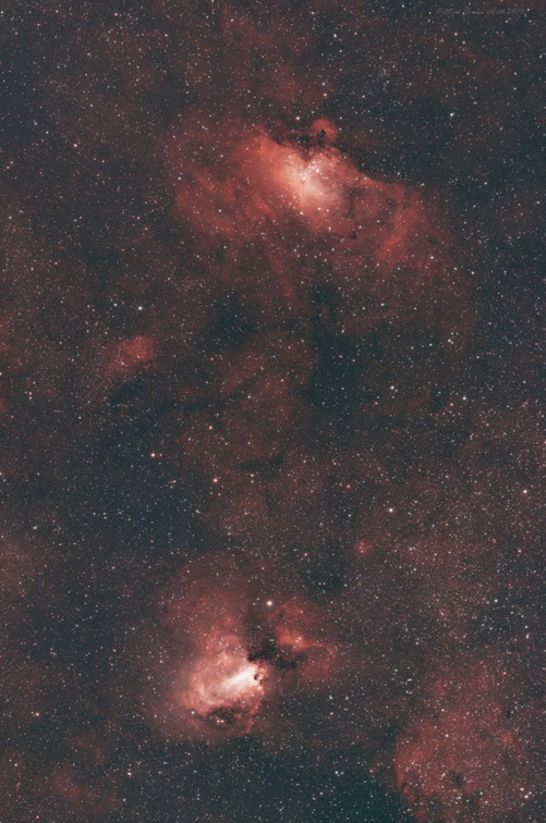 Messier 16 and 17 